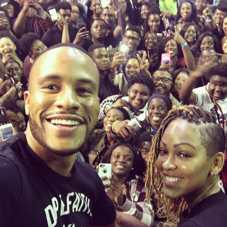 Meagan Good and DeVon Franklin Bring a Message of Celibacy and Love to Savannah State's Homecoming
